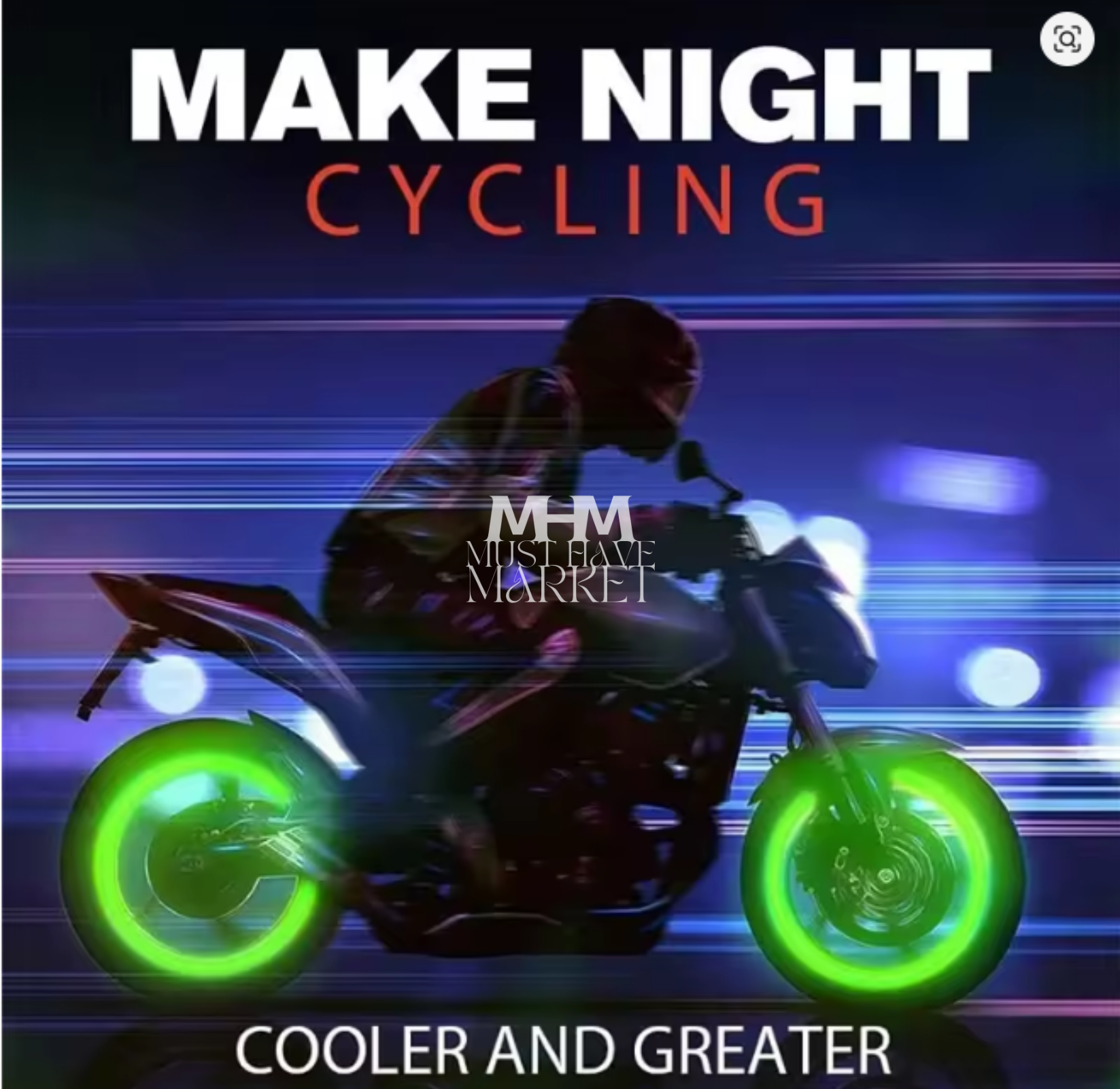 Luminous / Glow-in-the-Dark Tire Valve Caps